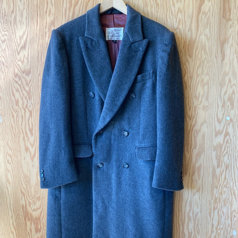 Vintage MOORES Men’s Wool Overcoat